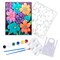 "Colorful Arrangement" DIY Canvas Art Kit, Adult Beginner, Acrylic Paint Size 11x14 inch